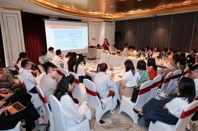 ảnh Vân thuyết trình tại BNI